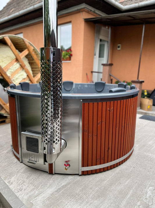 Design selv – Vildmarksbad Integreret ovn rund