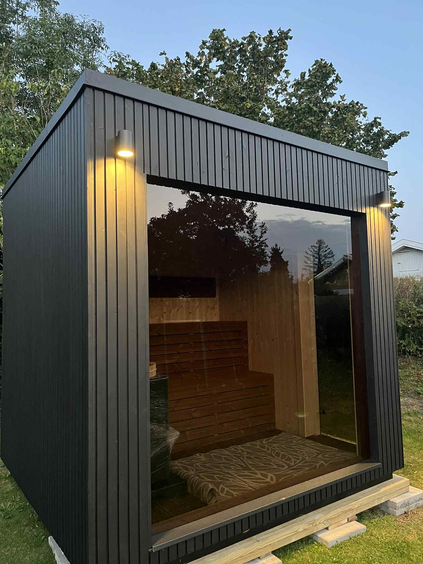 Design selv – Udendørs sauna cube